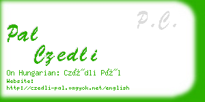 pal czedli business card